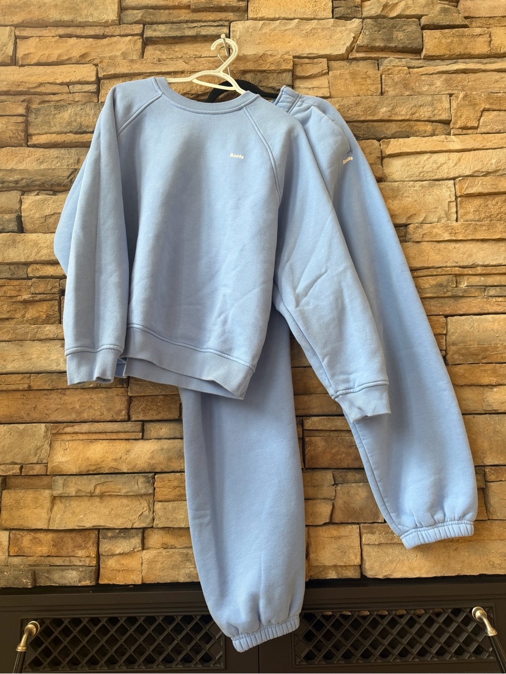 Roots Light Blue Sweatshirt & Joggers Set